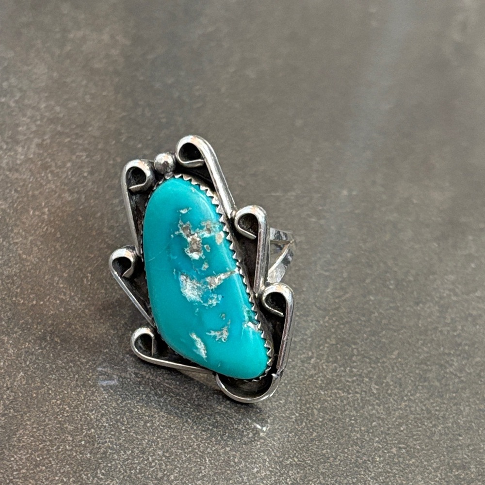 Sterling Silver Turquoise Statement Ring
